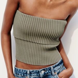 Zara Strapless Shirt